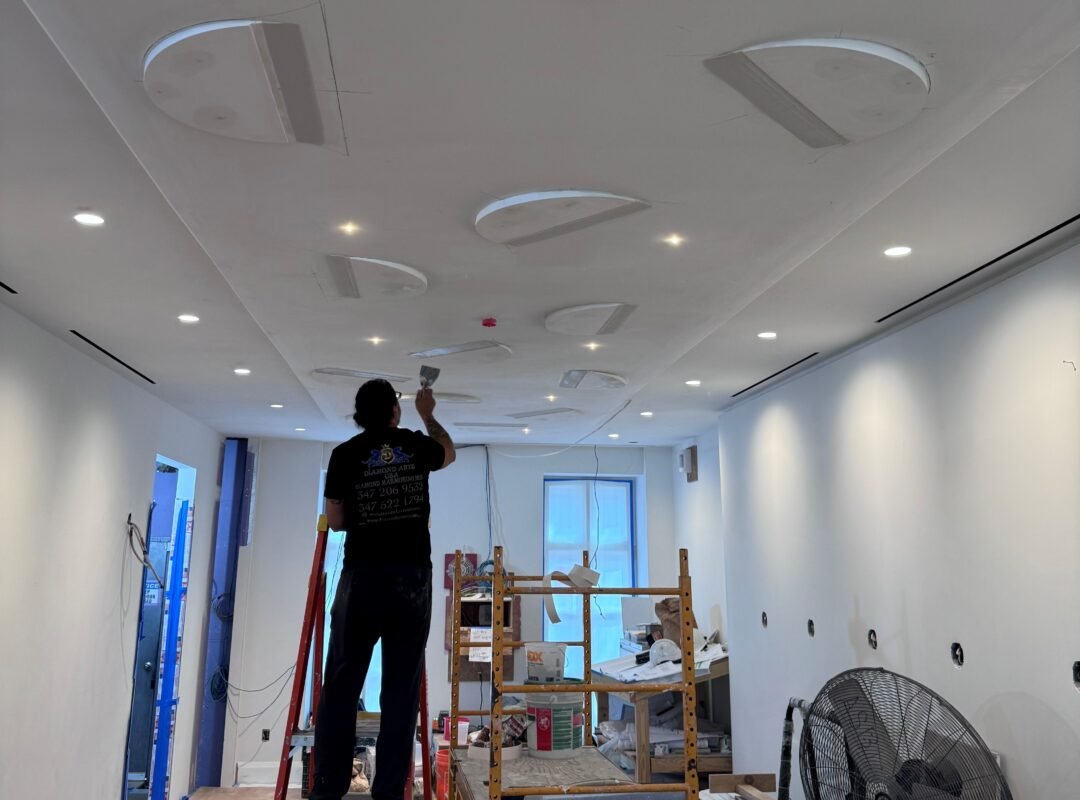 LIME PLASTER CUSTOM BAS RELIEF – HALF MOONS