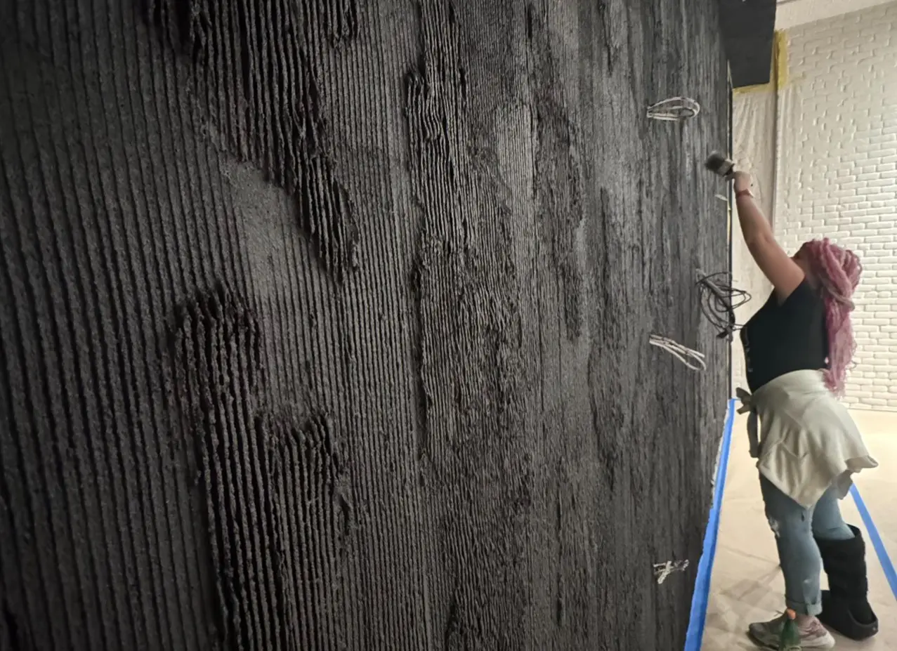 TEXTURED DIAMOND LIME PLASTER